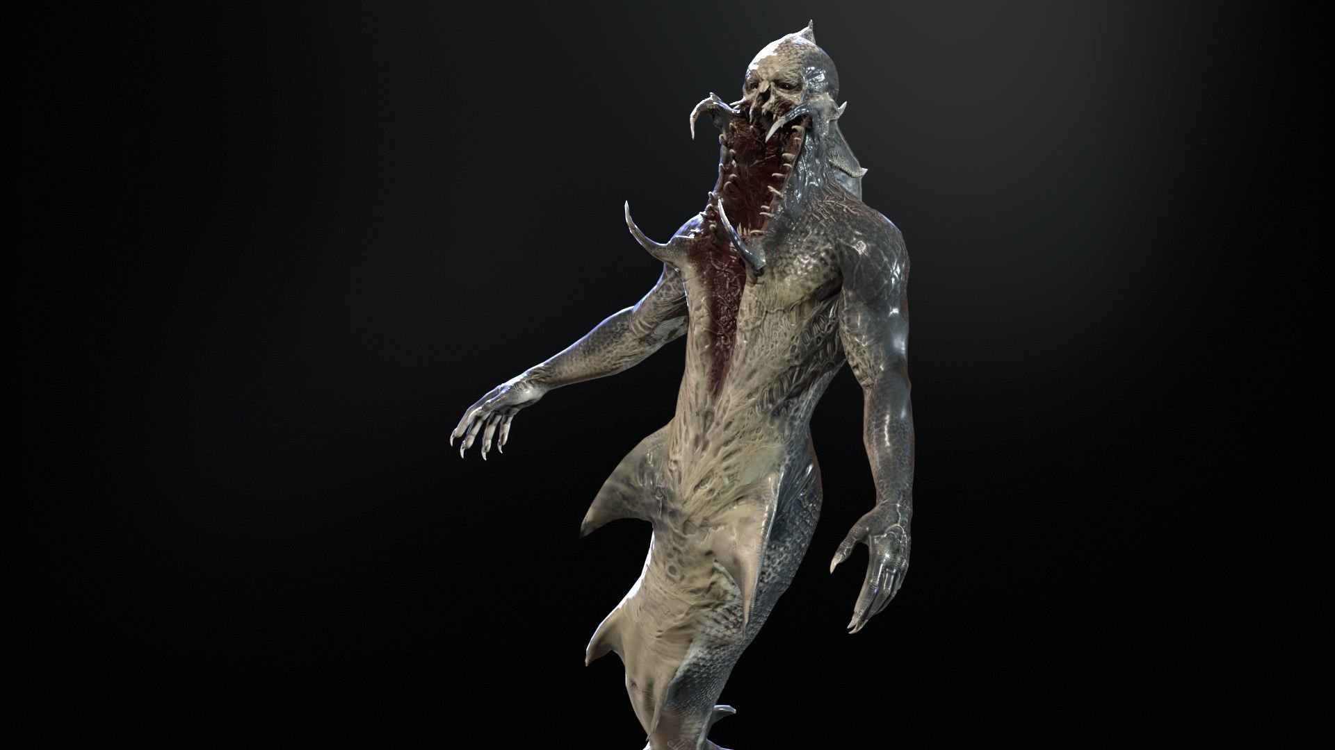 Mutant5 R1 Low-poly 3D model_17