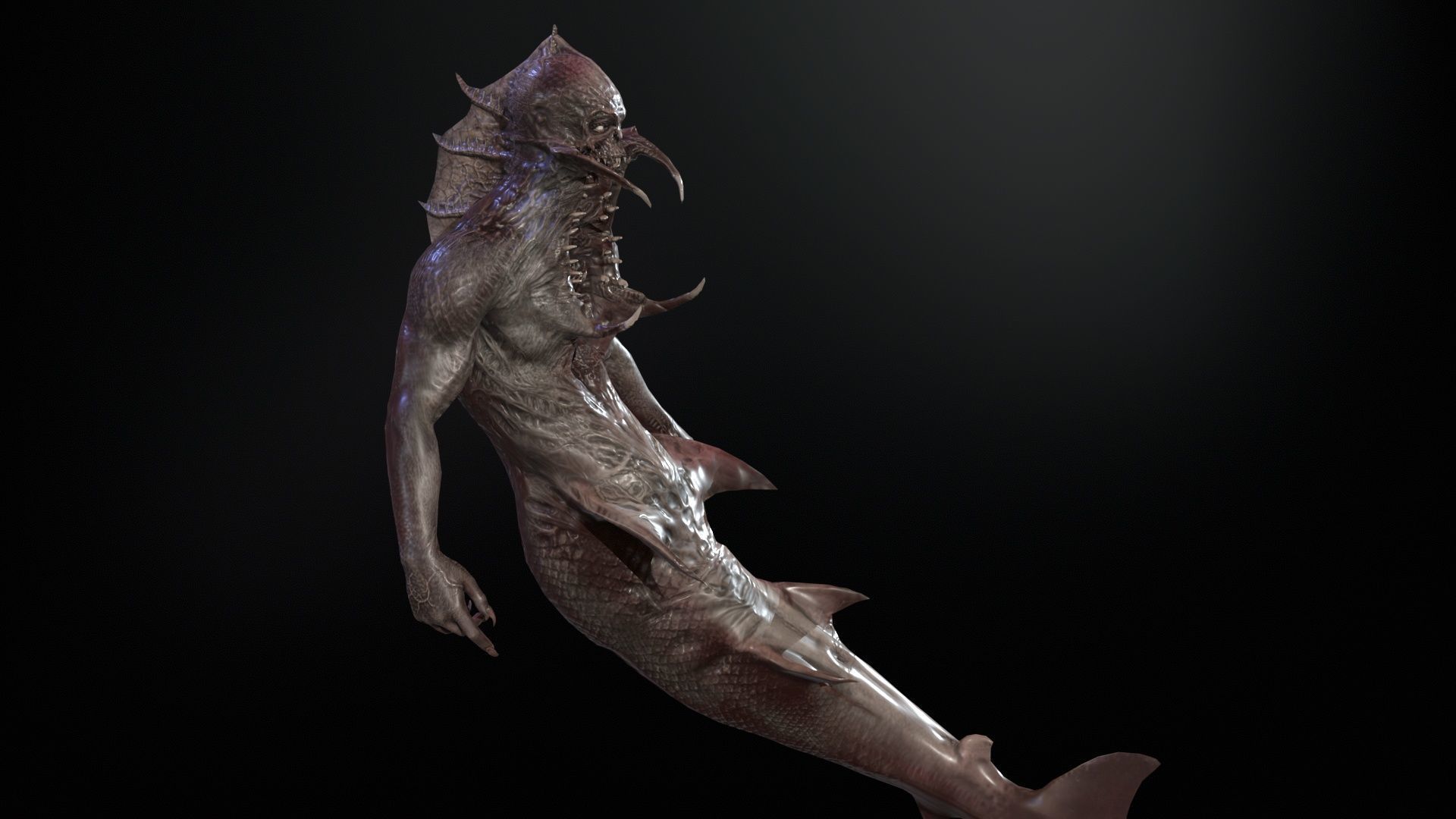 Mutant5 R1 Low-poly 3D model_23