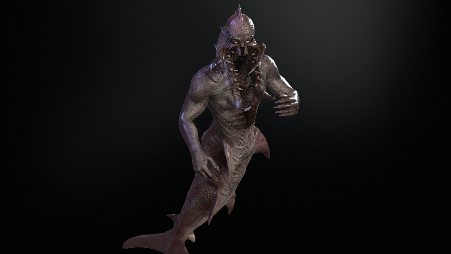 Mutant5 R1 Low-poly 3D model_22