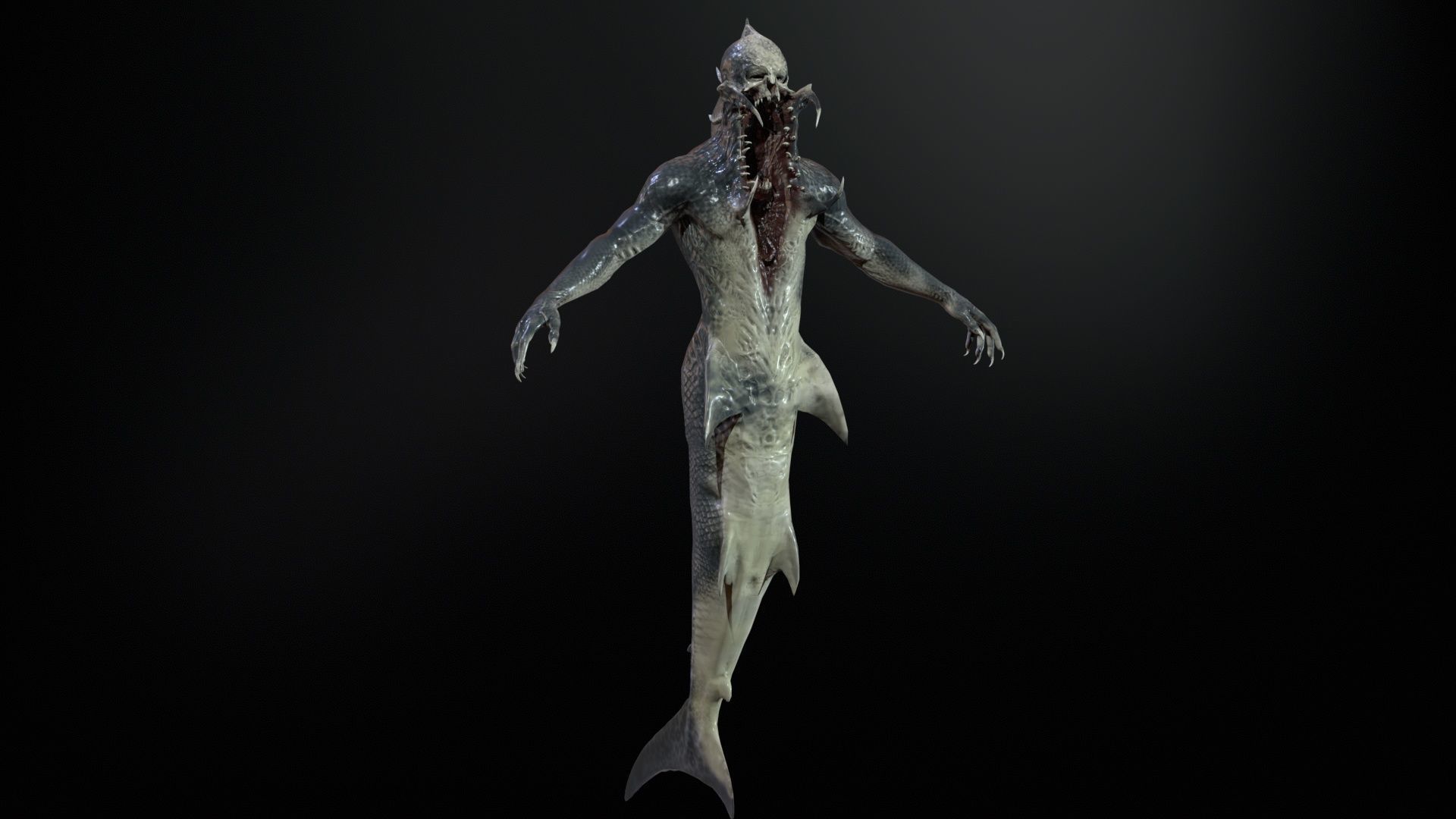 Mutant5 R1 Low-poly 3D model_6