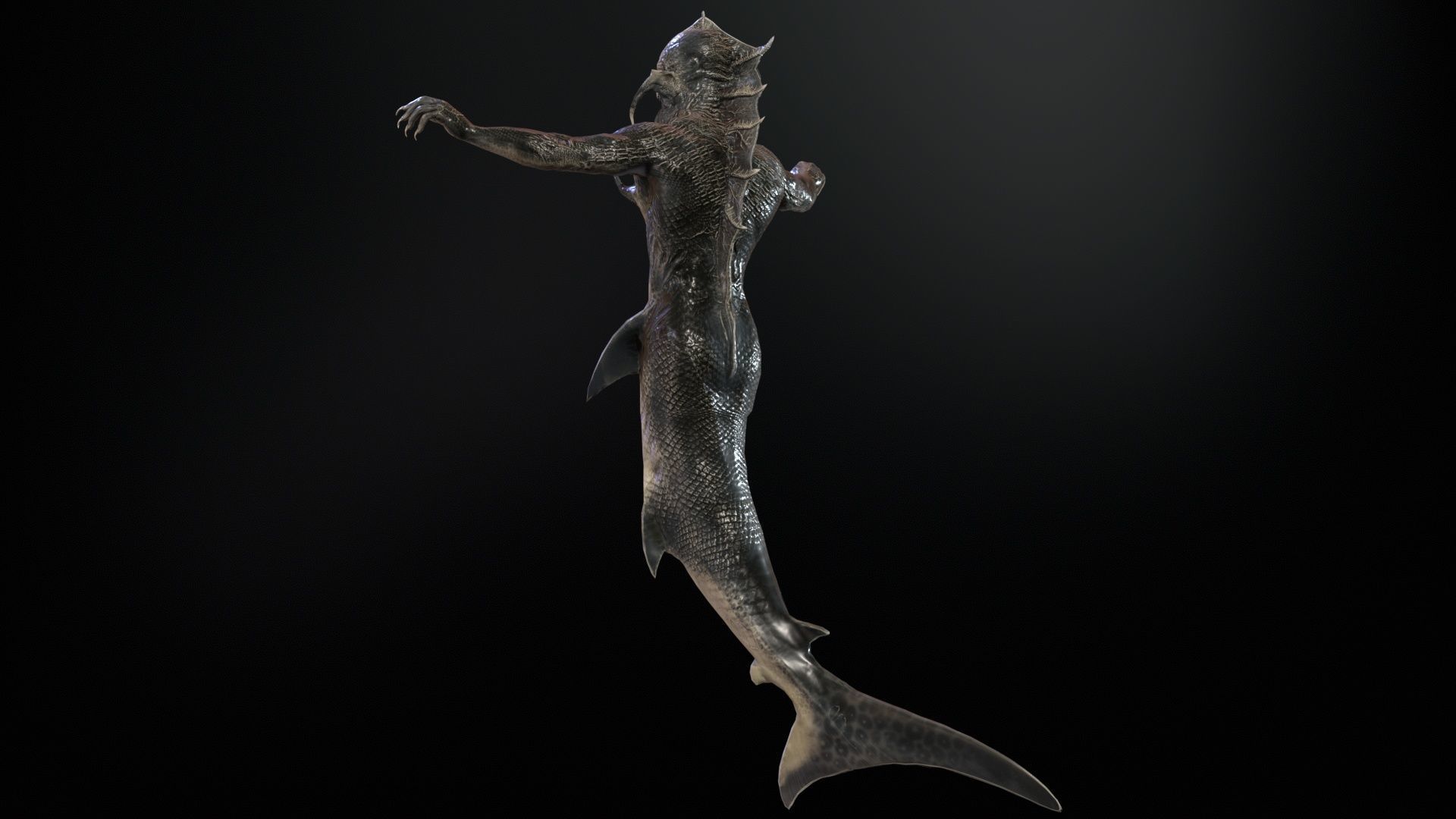 Mutant5 R1 Low-poly 3D model_31