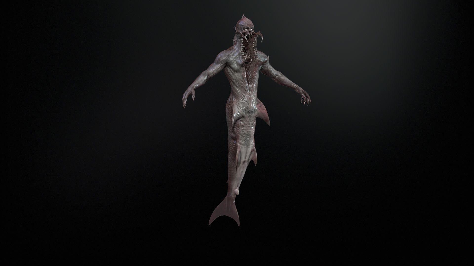 Mutant5 R1 Low-poly 3D model_9