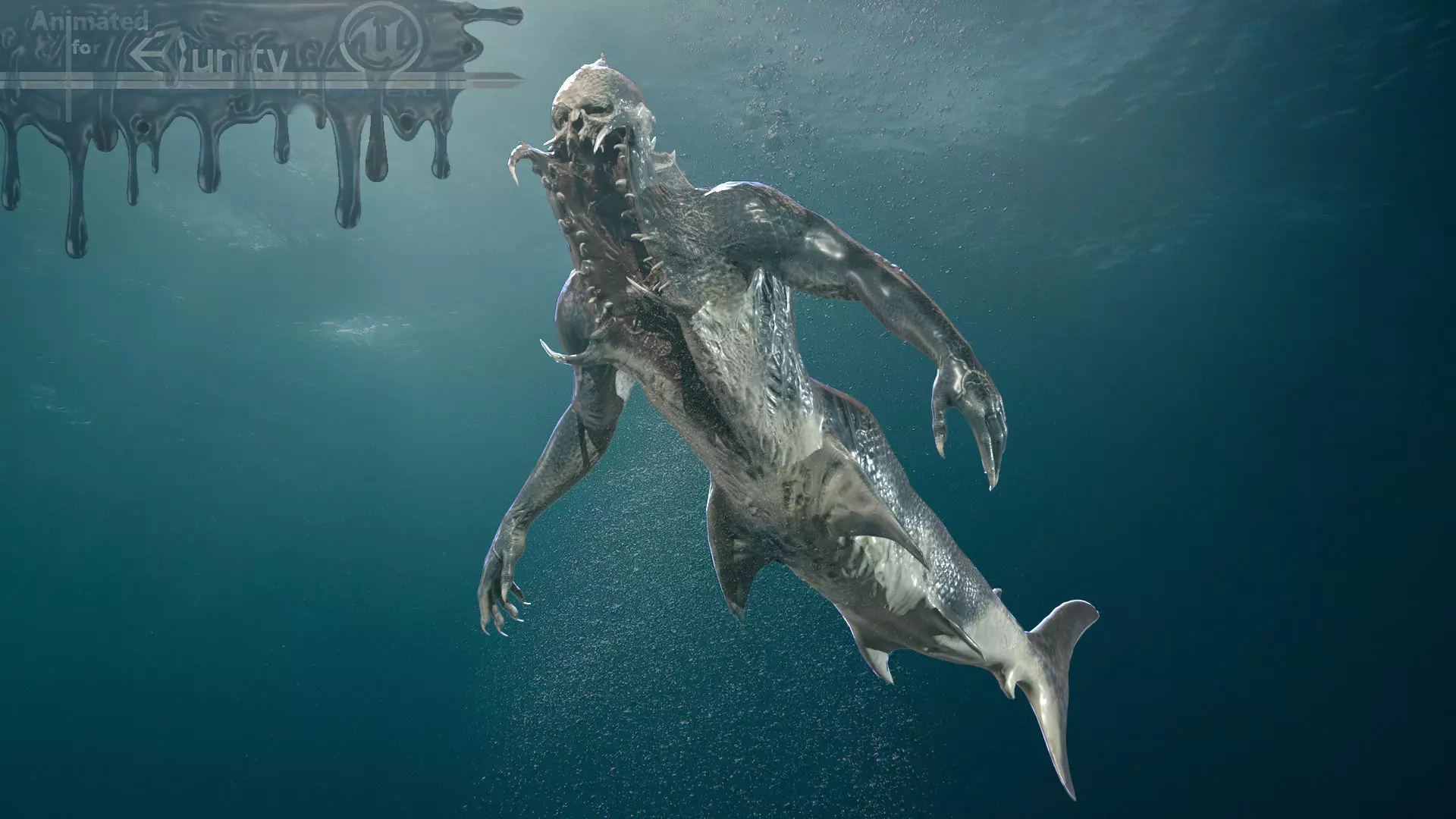 Mutant5 R1 Low-poly 3D model_0