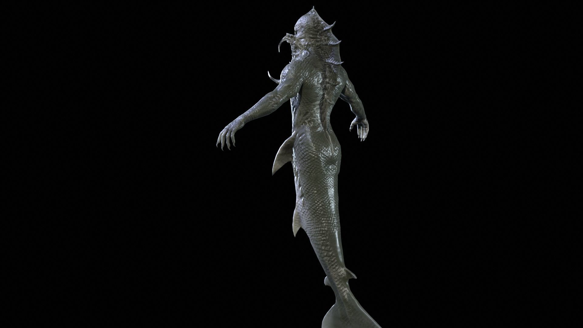 Mutant5 R1 Low-poly 3D model_12