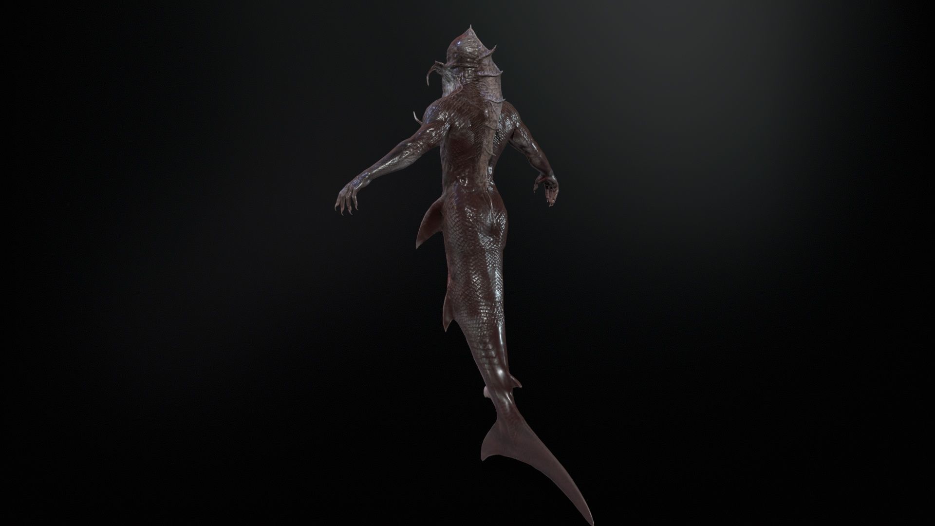 Mutant5 R1 Low-poly 3D model_8