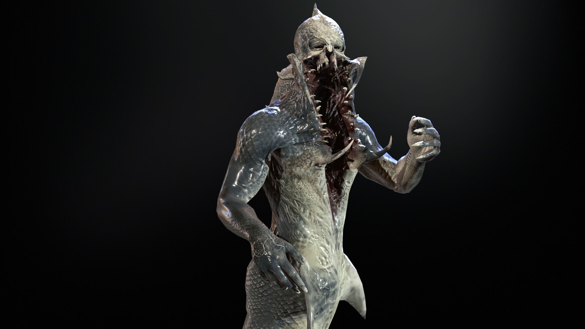 Mutant5 R1 Low-poly 3D model_16