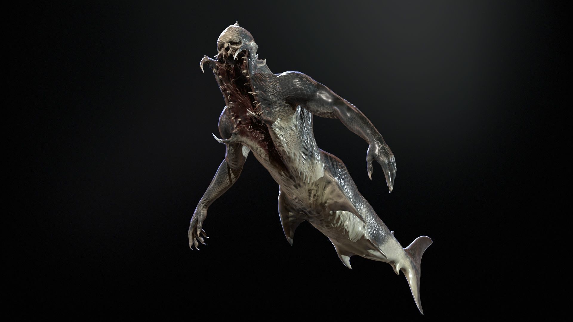 Mutant5 R1 Low-poly 3D model_14