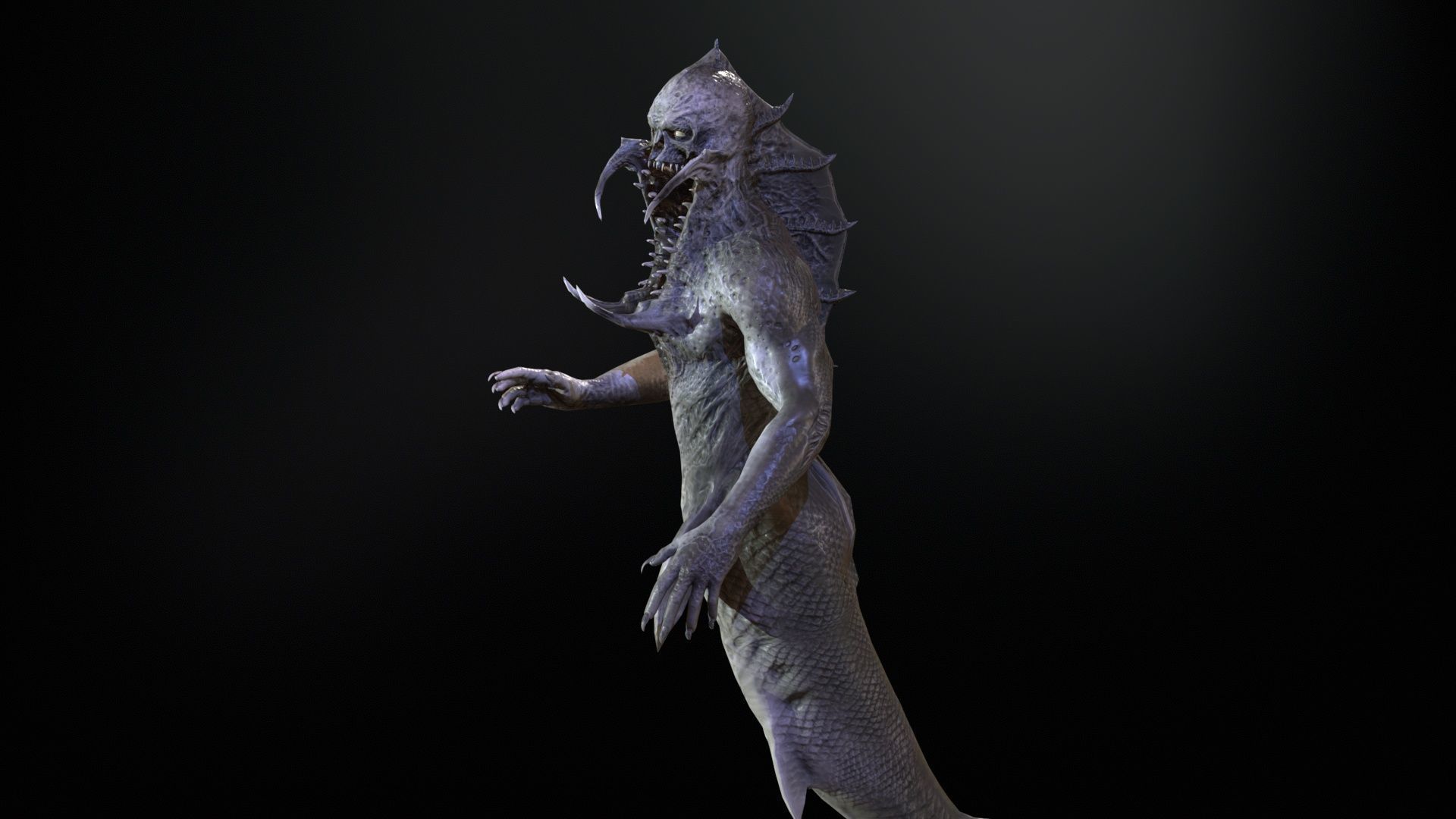 Mutant5 R1 Low-poly 3D model_26