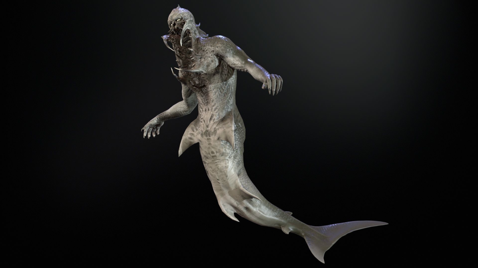 Mutant5 R1 Low-poly 3D model_29