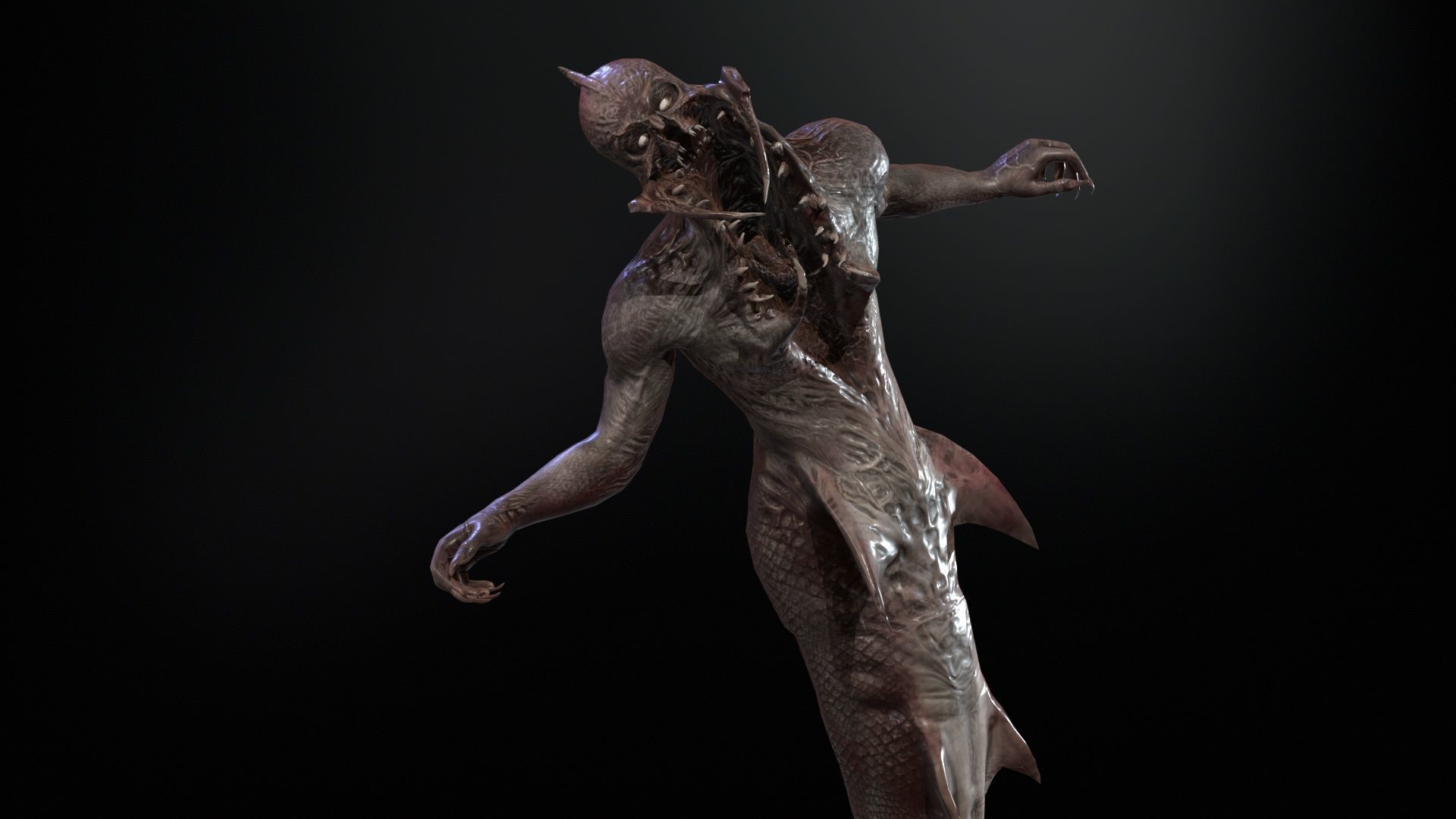 Mutant5 R1 Low-poly 3D model_20