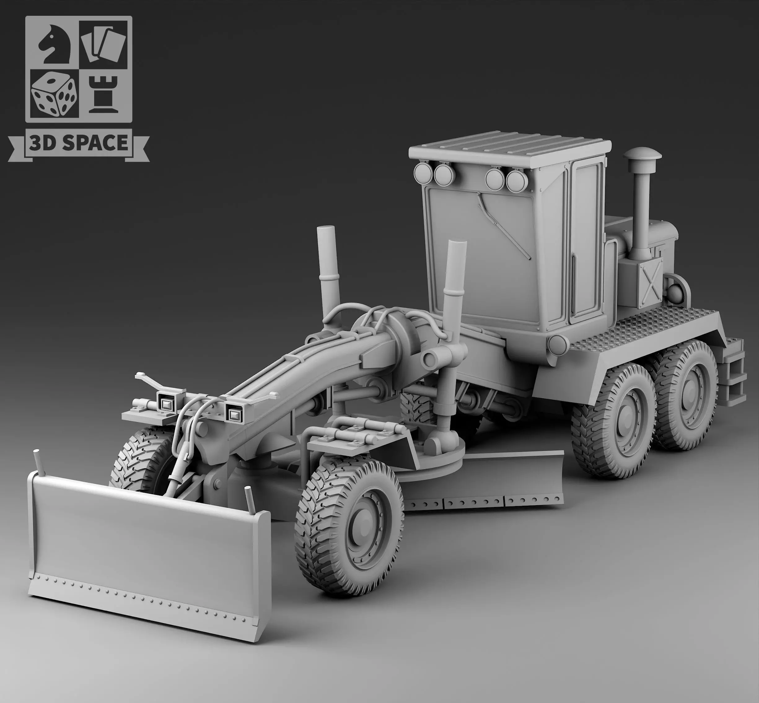 grader 3D print model_0