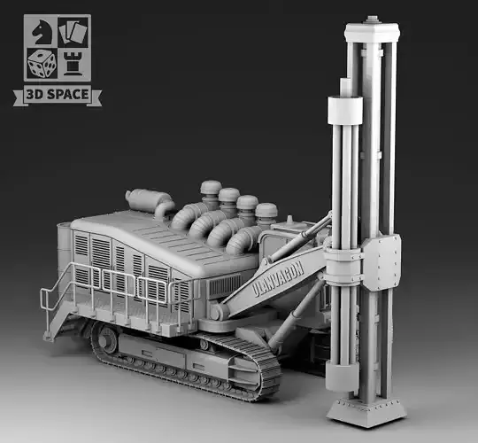 drilling machine 3D print model