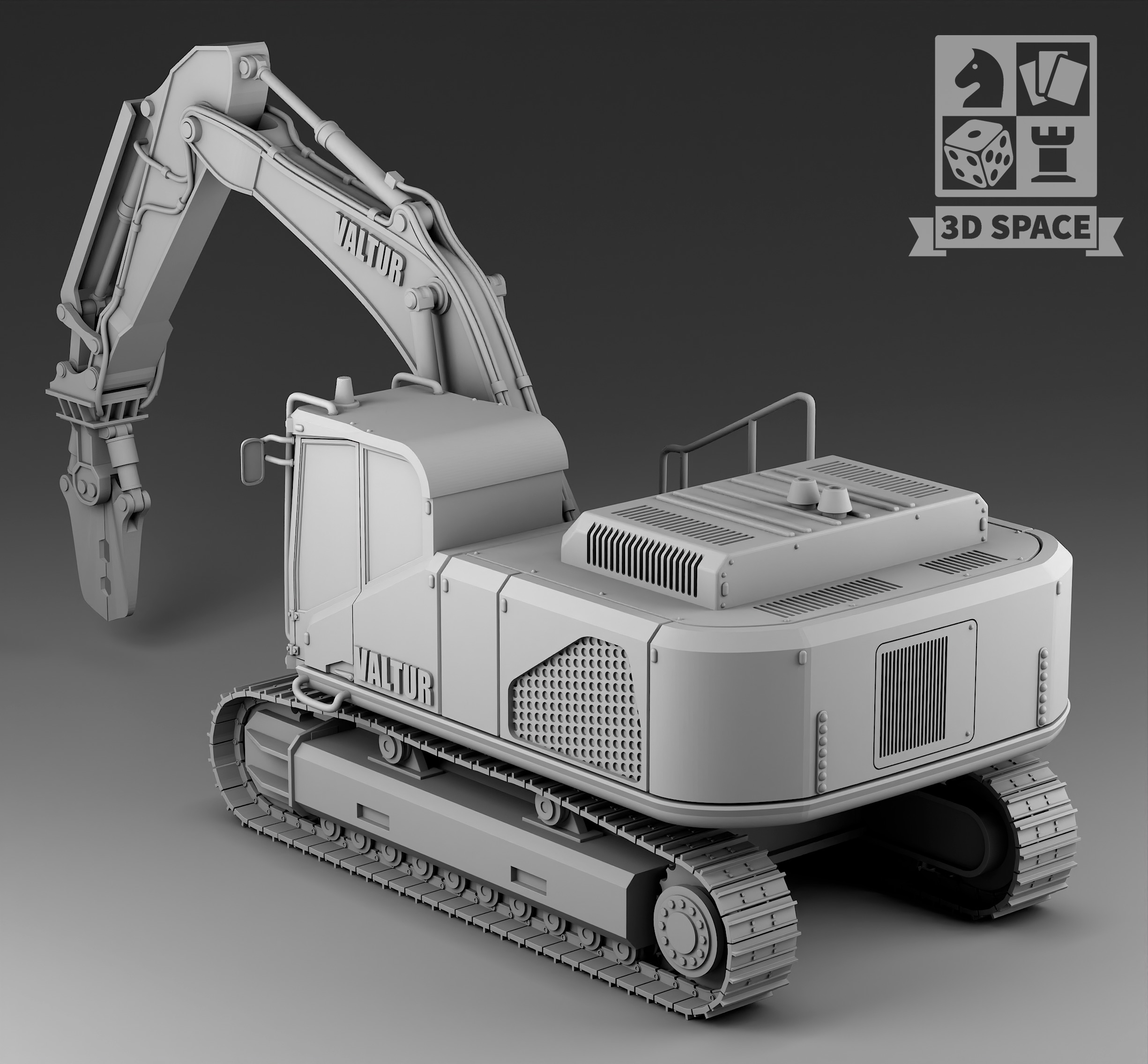 building disassembly machine 3D print model_1