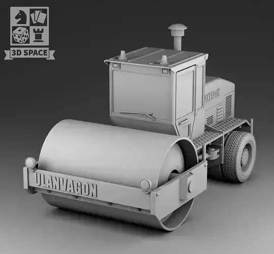 asphalt skating rink 3D print model