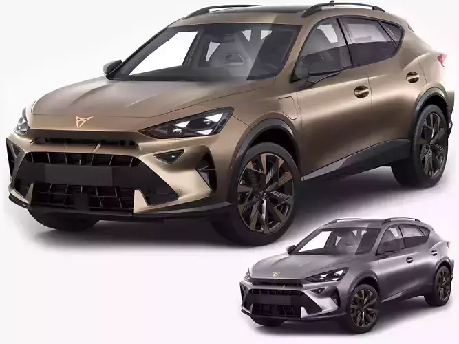 Cupra Formentor 2025 eHybrid and VZ 3D model