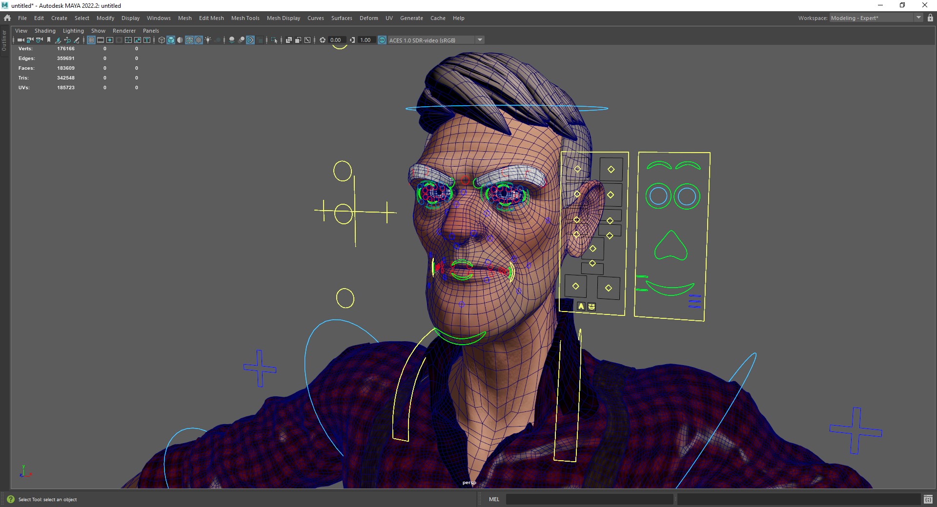 Confident Character Lumberjack Stylized Forester  Realism Low-poly 3D model_24