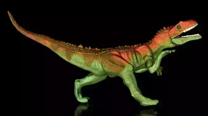 Dinosaur predator Allosaurus
