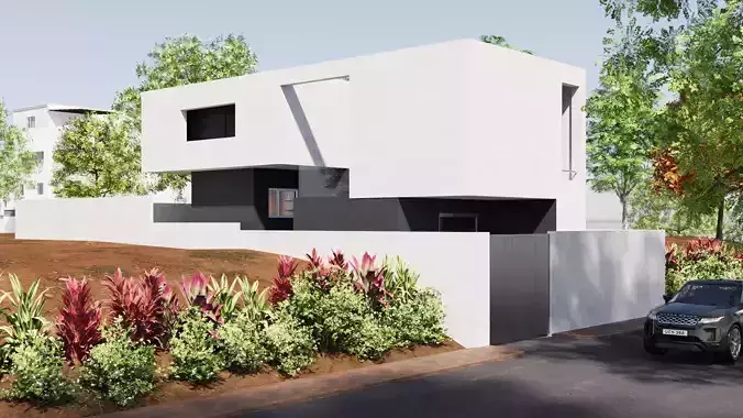 Contemporary Home Exterior and Interior