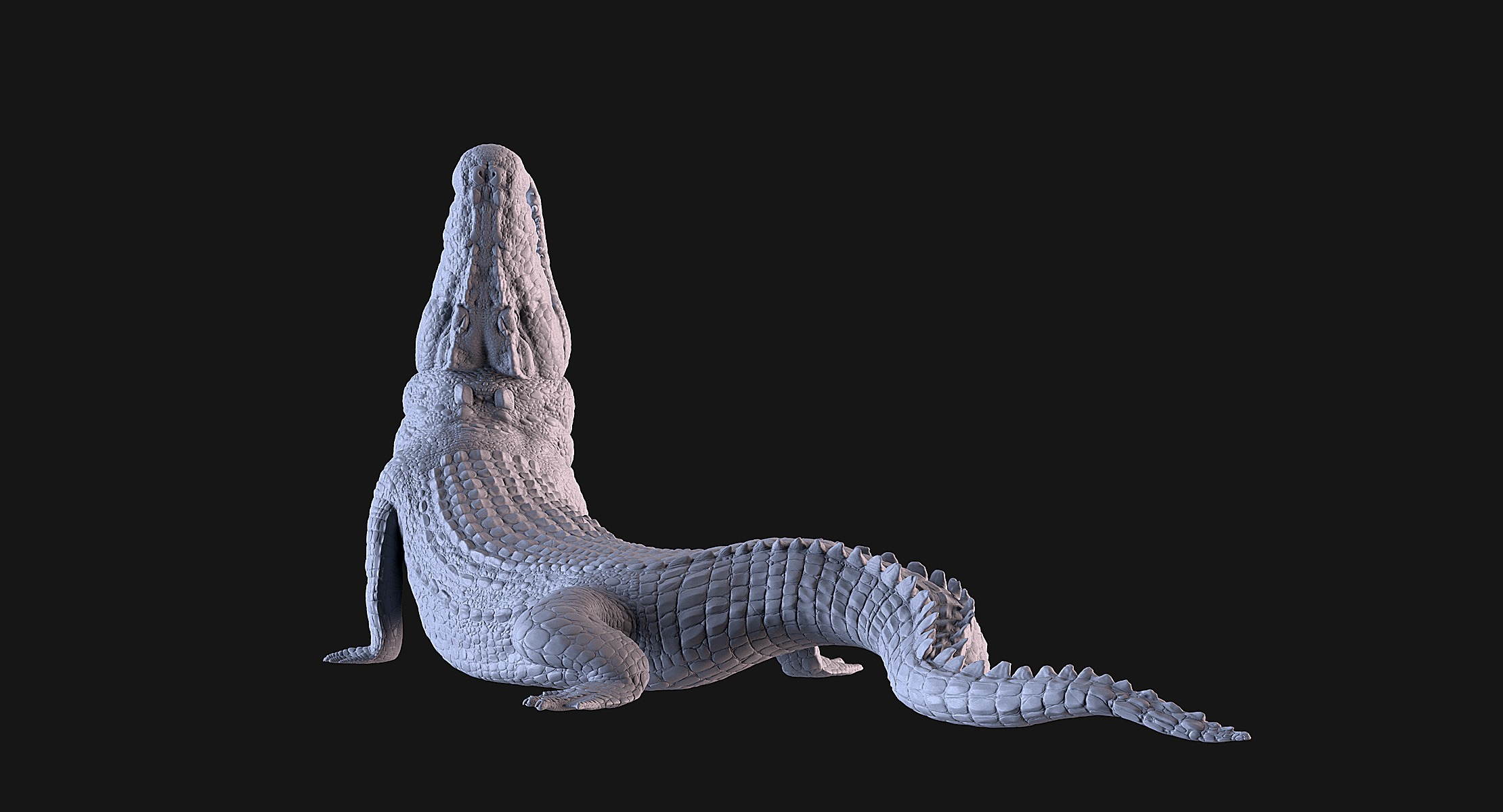 Crocodile 3D print model_6