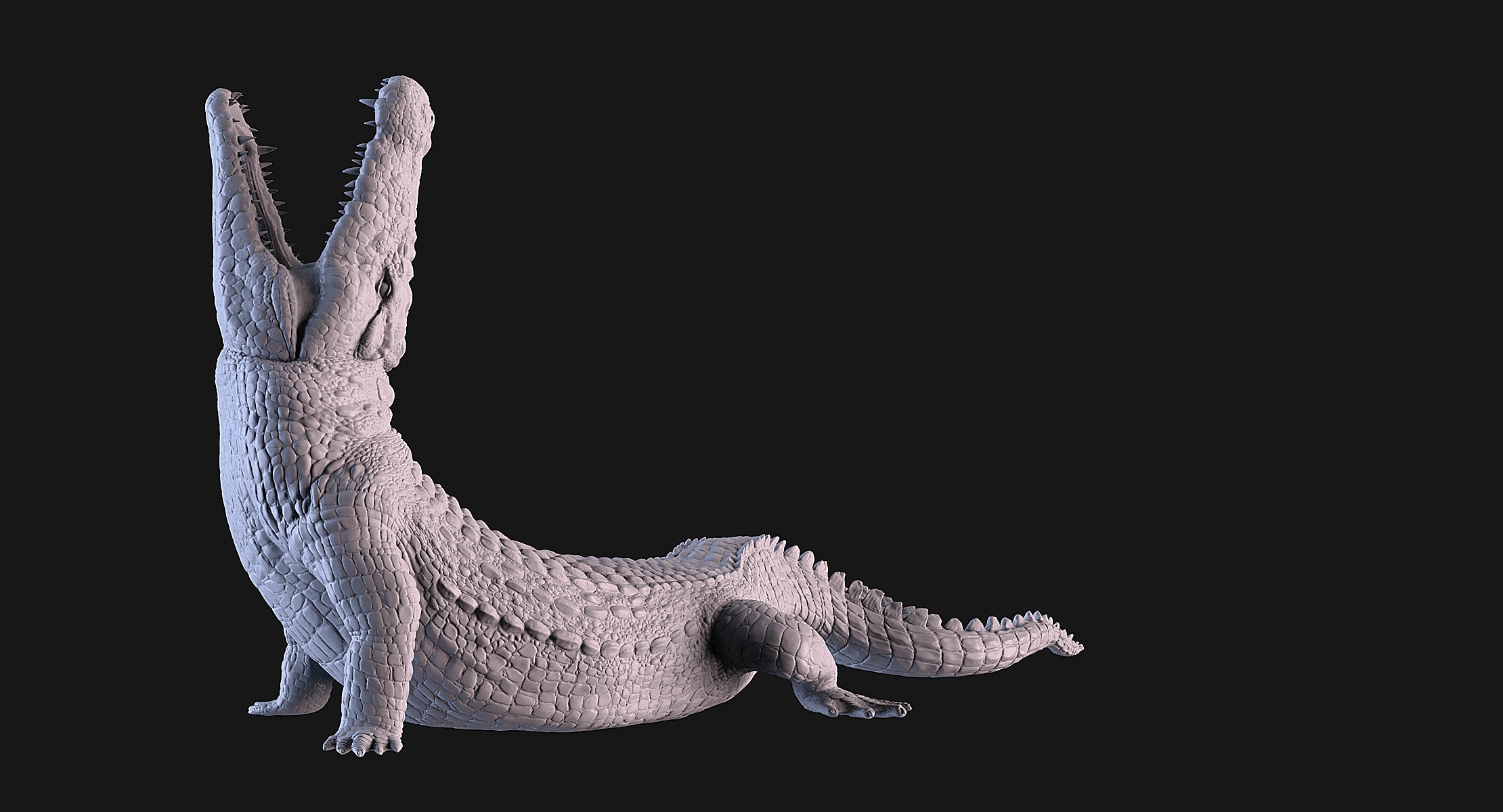 Crocodile 3D print model_8