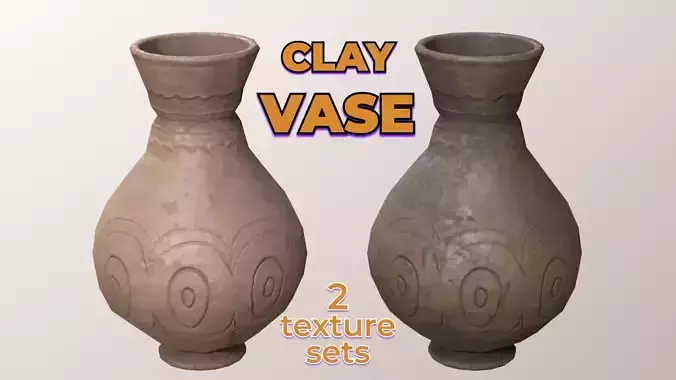 Ceramic Antique Vase ancient dirty earthenware