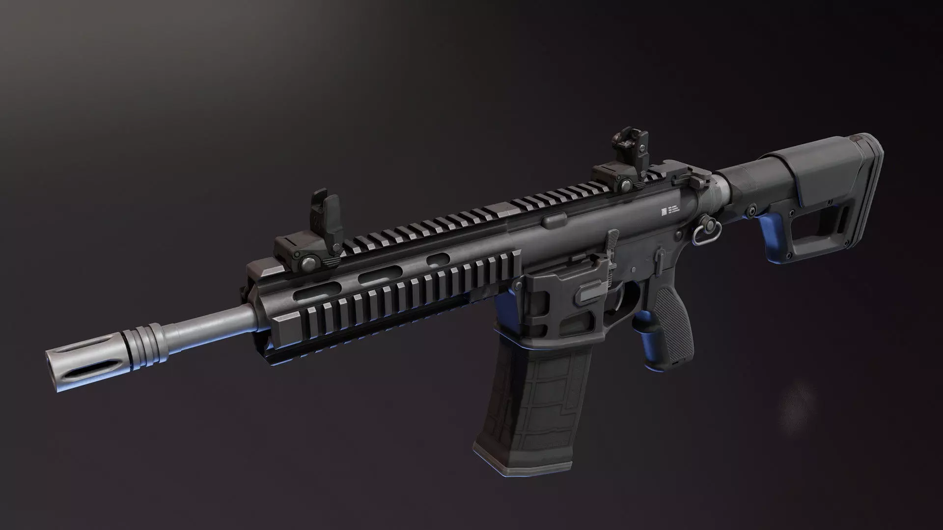 AR Quattro 15 Low-poly 3D model