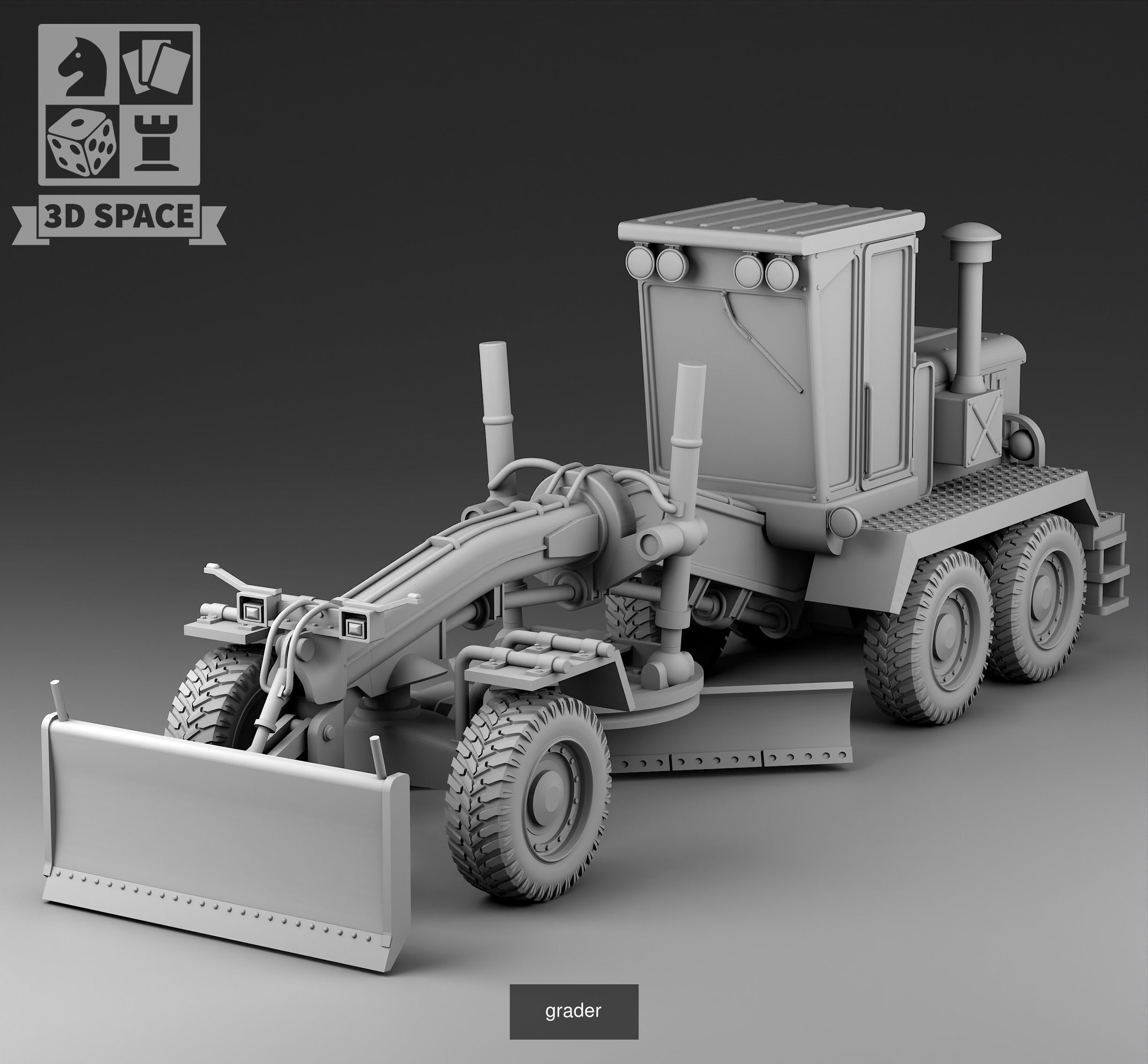 Construction equipment 3D Model Collection_7