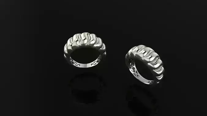 lustrous harmony ring 3D print model