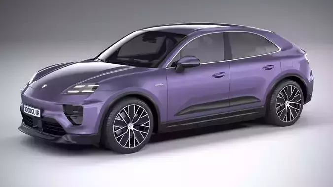 Porsche Macan 2025 3D model