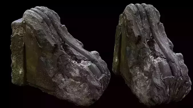 ancient ruins arch debris element part2 photogrammetry