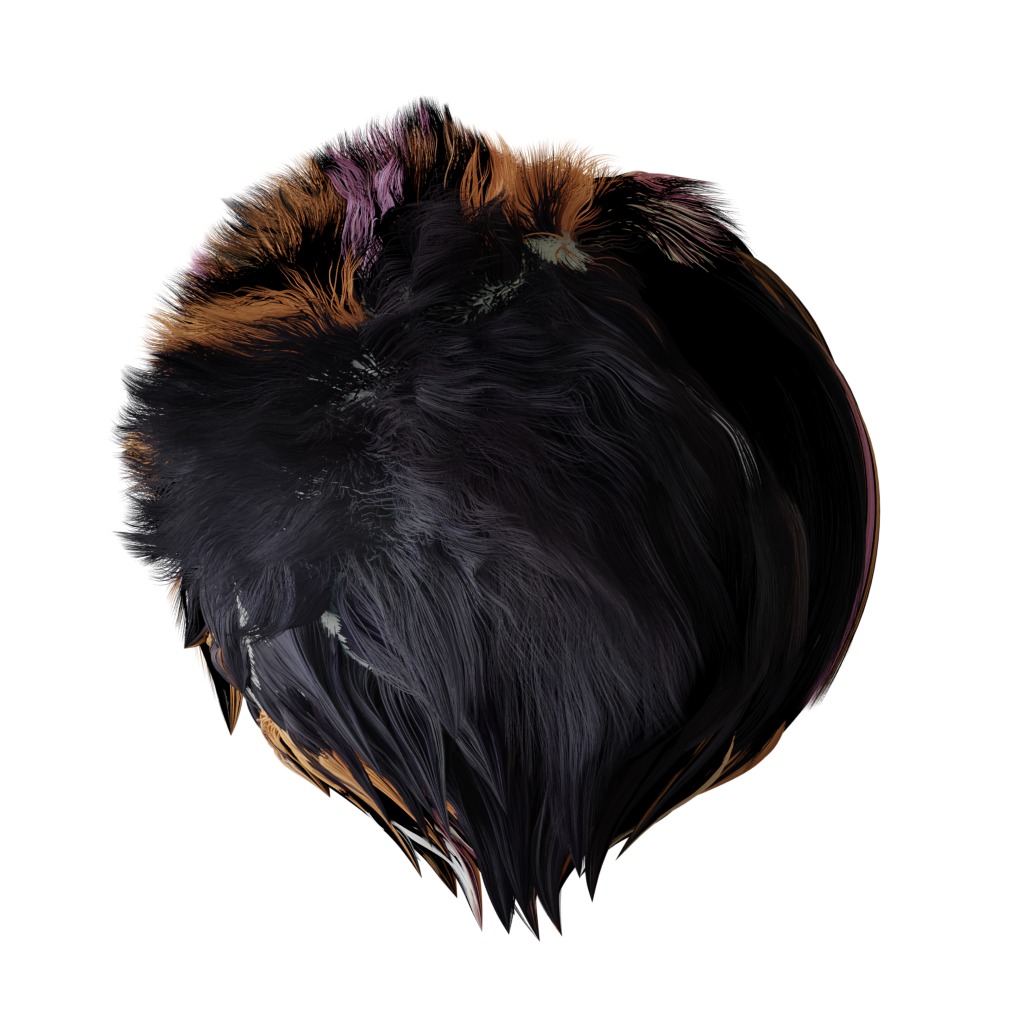 Black And Tan Coonhound Dog Low-poly 3D model_30