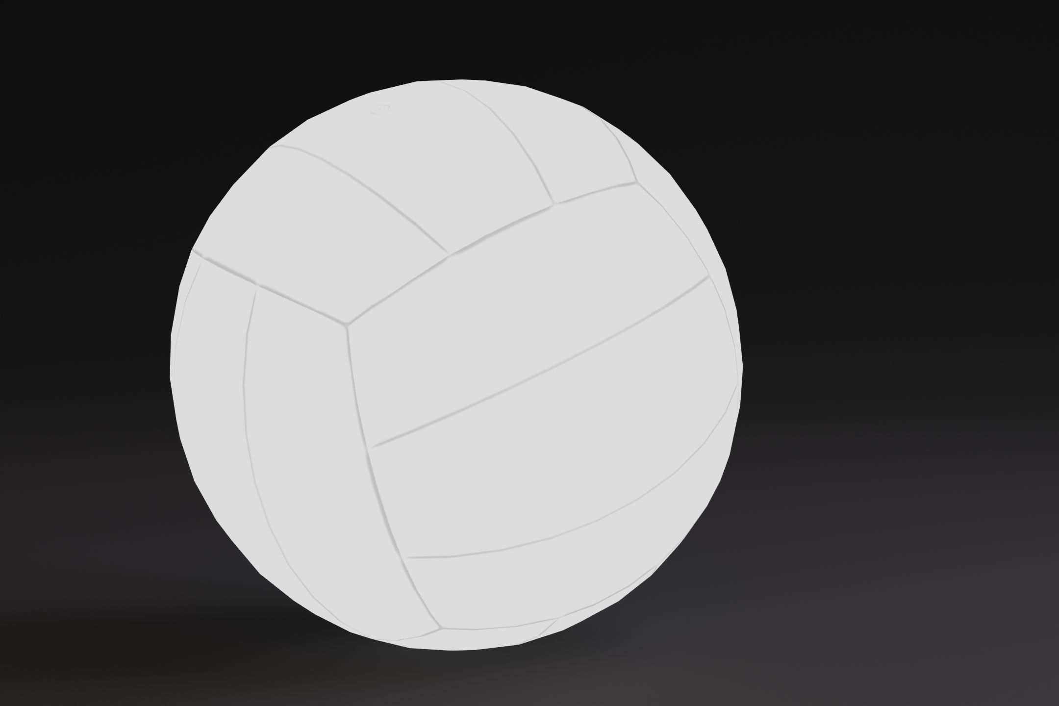 Volleyball Ball Low-poly 3D model_9