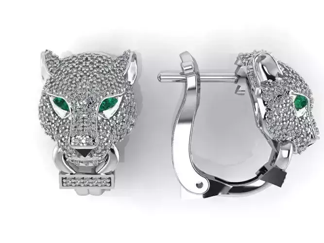 Panther de Cartier earrings