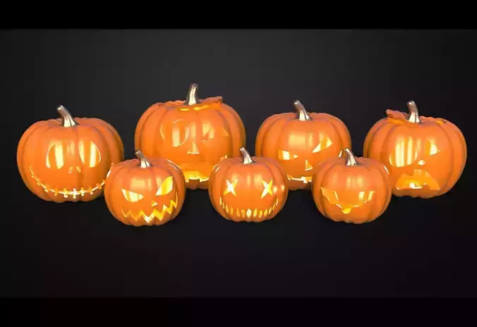 Spooky Spectacular 3D Printable Halloween Pumpkin Collection