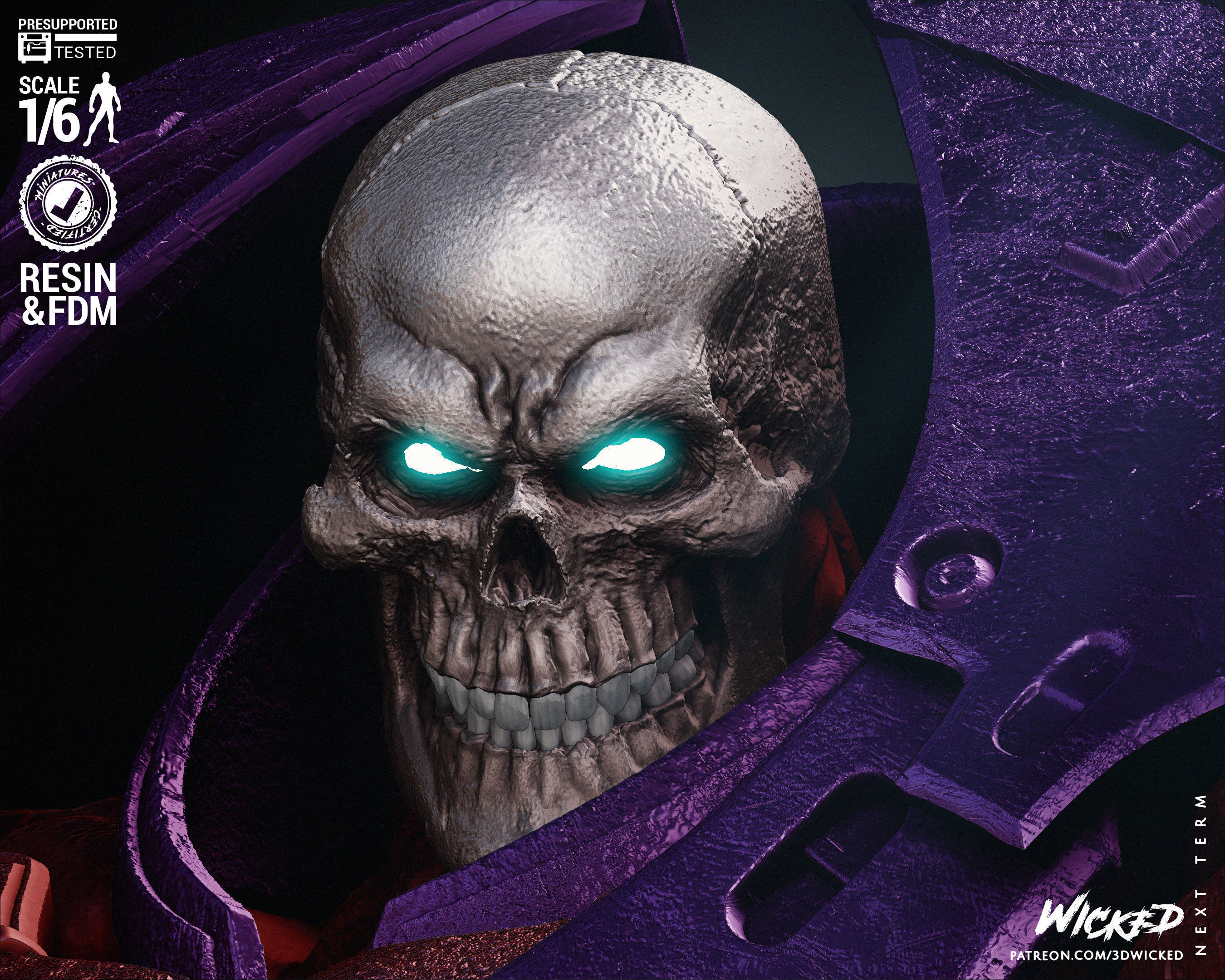 Wicked Marvel Onslaught Sculpture 3D print model_32