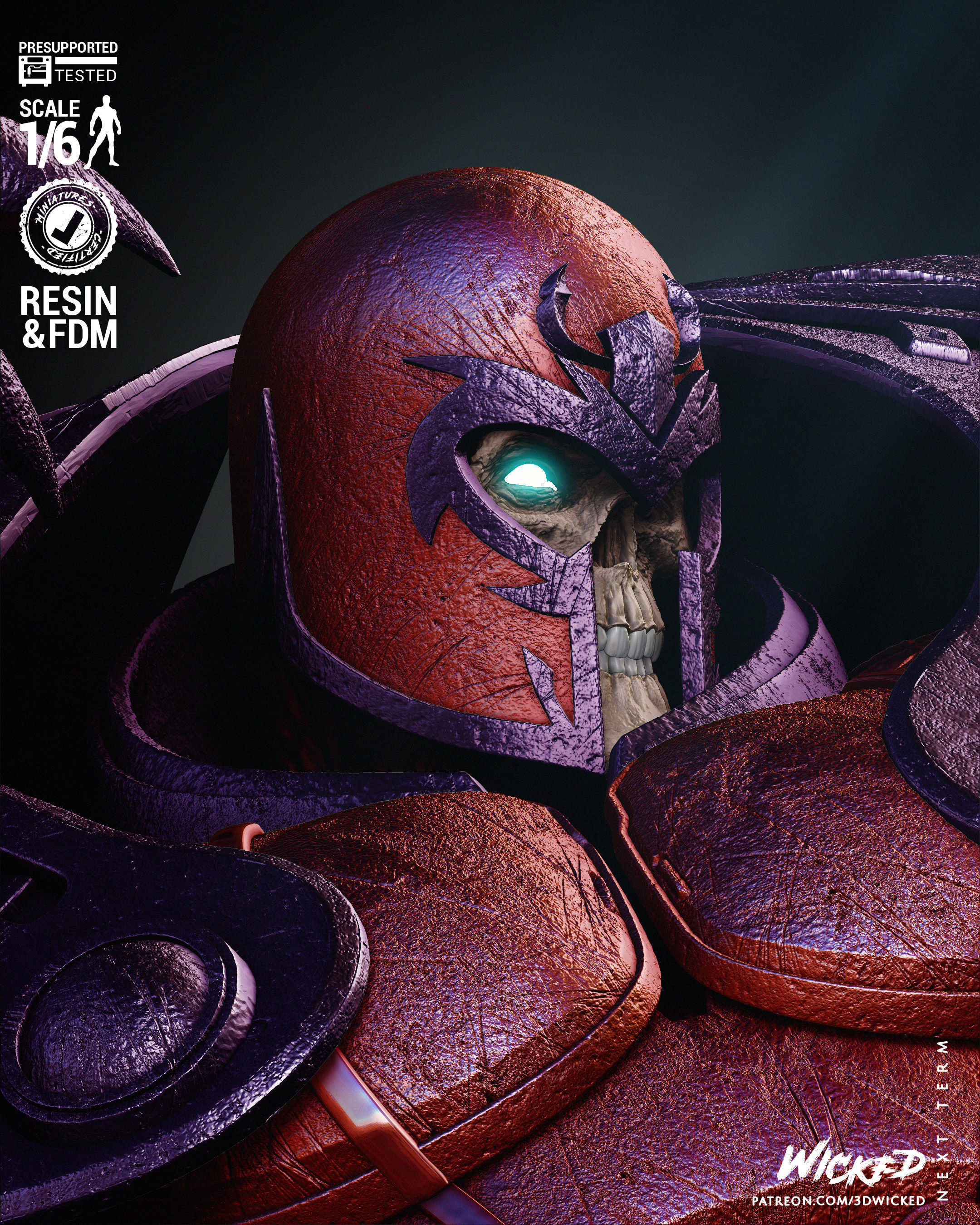 Wicked Marvel Onslaught Sculpture 3D print model_38