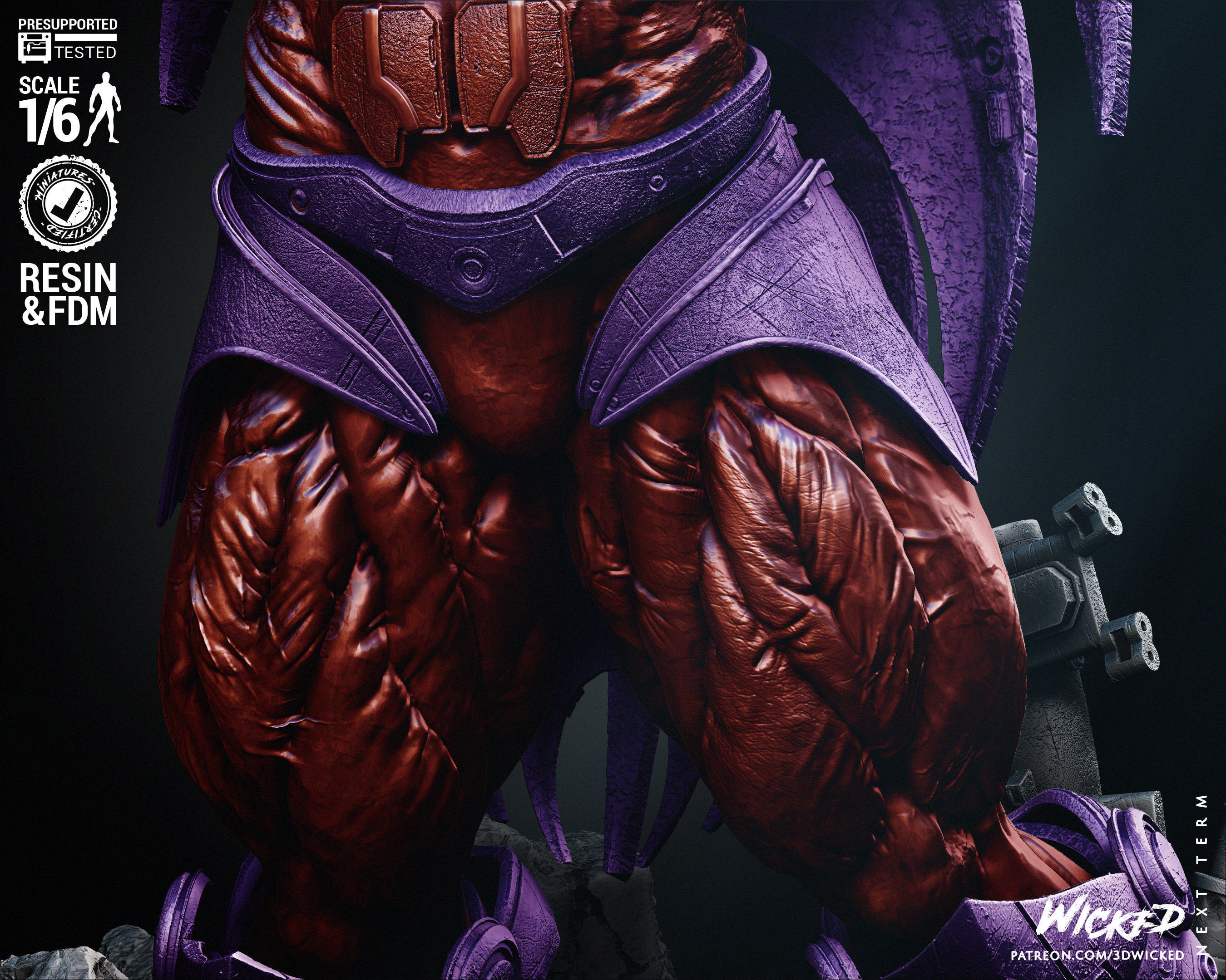 Wicked Marvel Onslaught Sculpture 3D print model_35