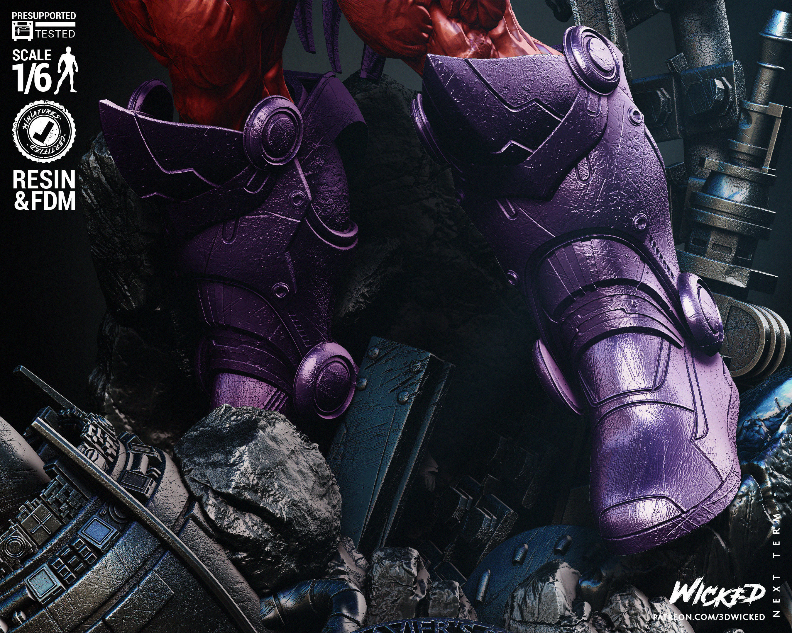 Wicked Marvel Onslaught Sculpture 3D print model_19