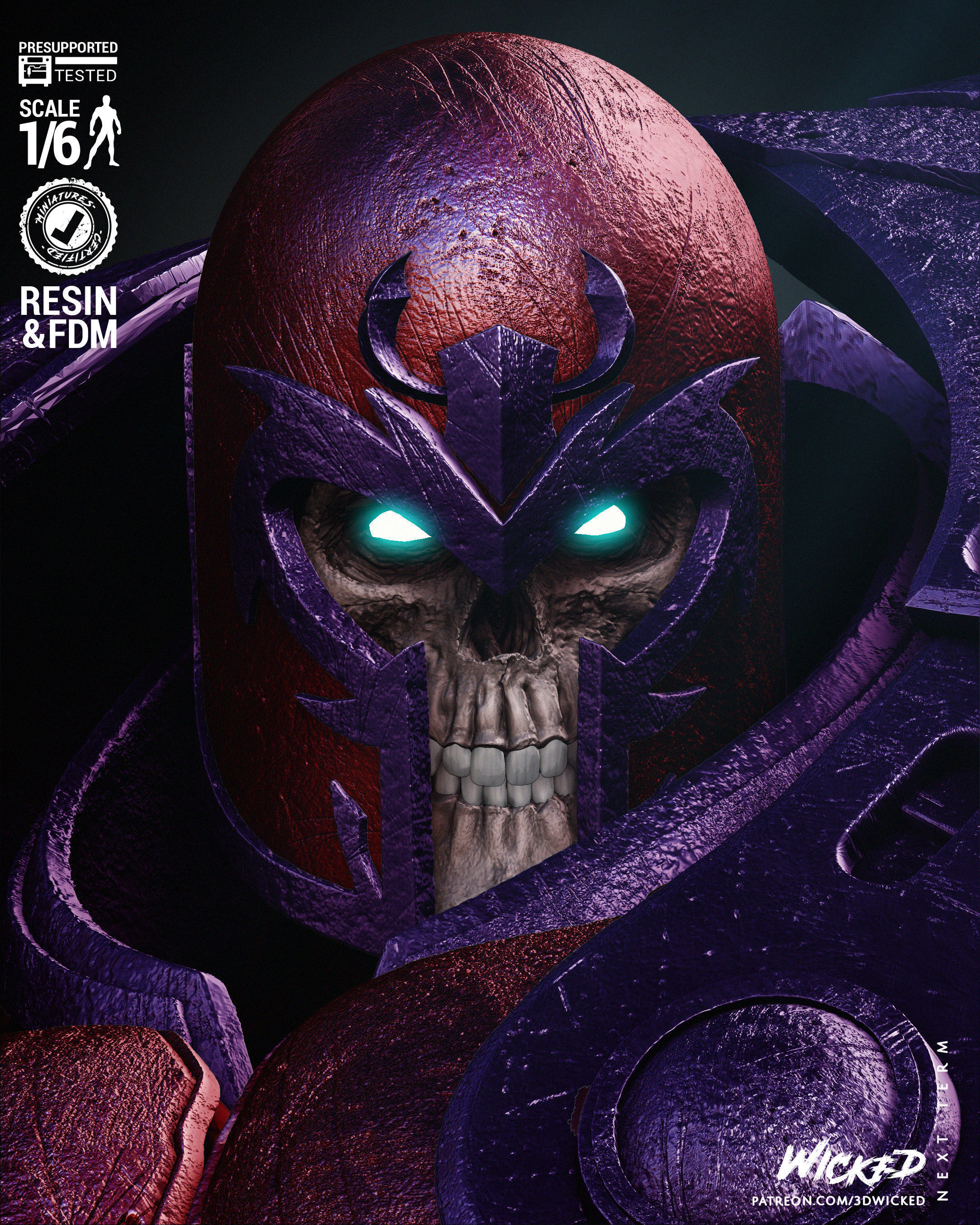 Wicked Marvel Onslaught Sculpture 3D print model_10