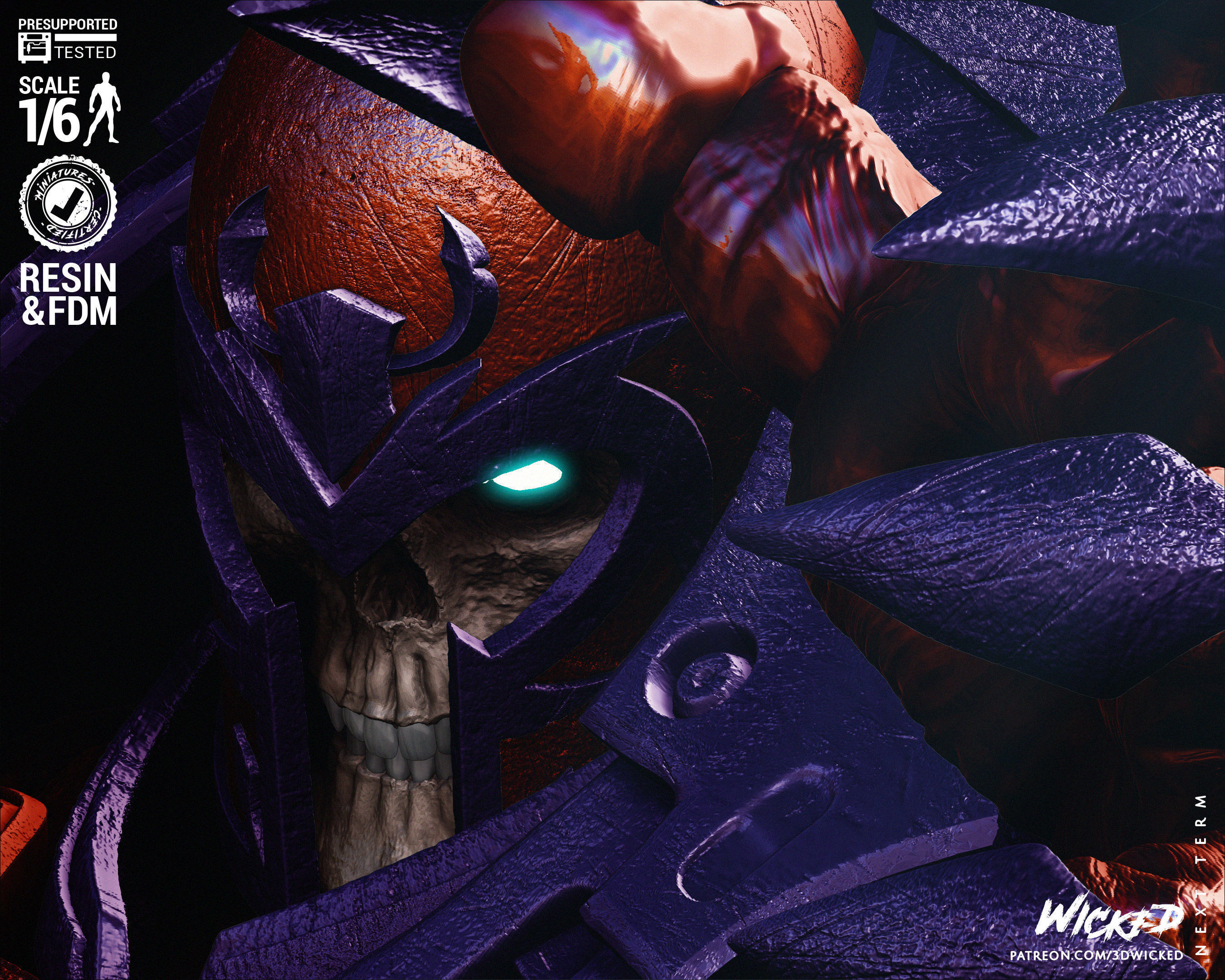 Wicked Marvel Onslaught Sculpture 3D print model_8