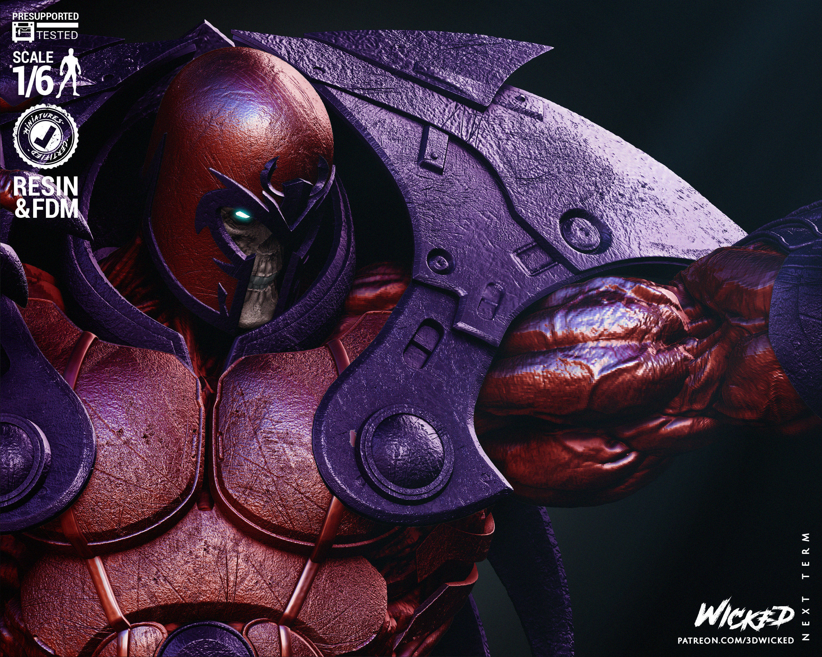 Wicked Marvel Onslaught Sculpture 3D print model_20