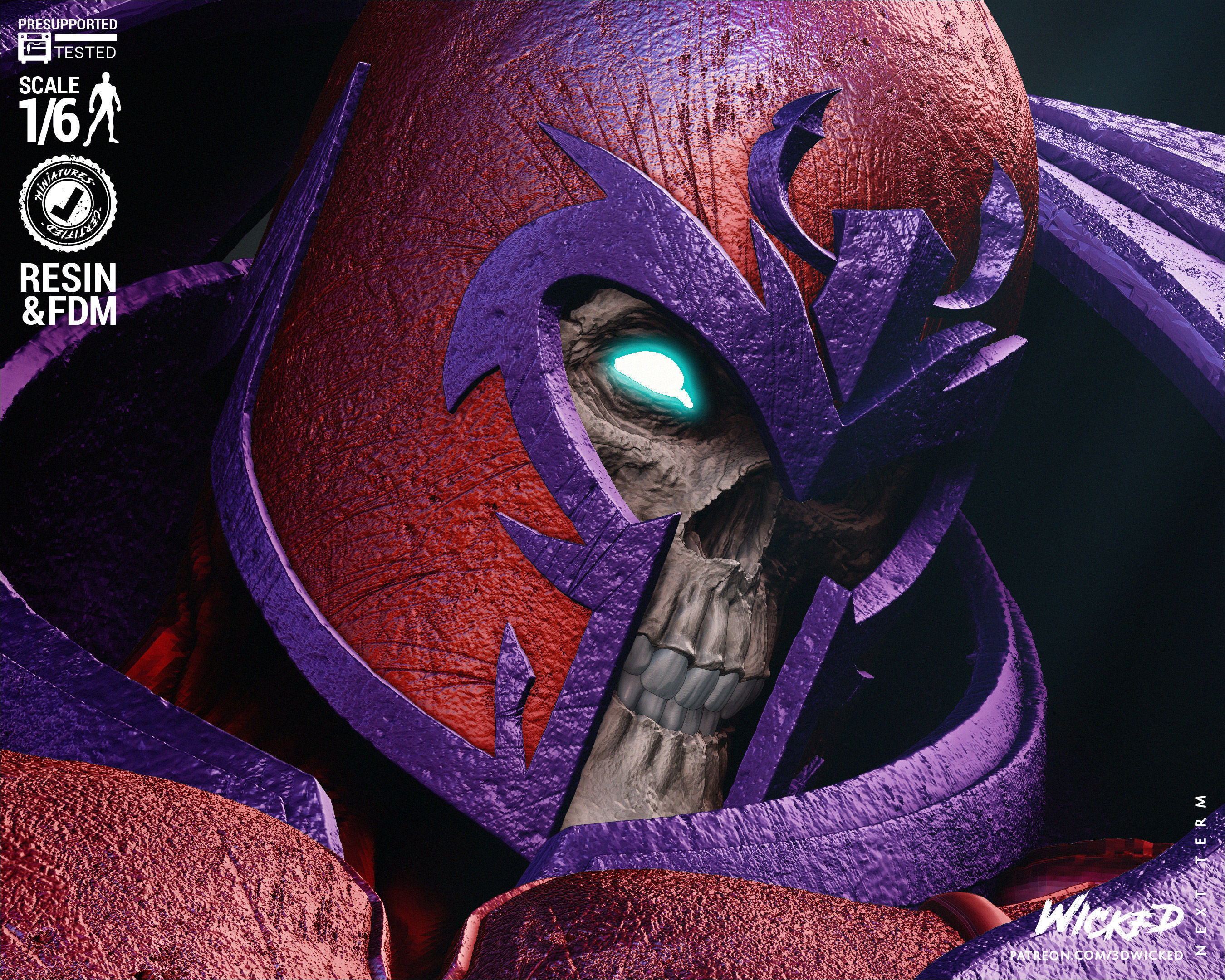 Wicked Marvel Onslaught Sculpture 3D print model_24