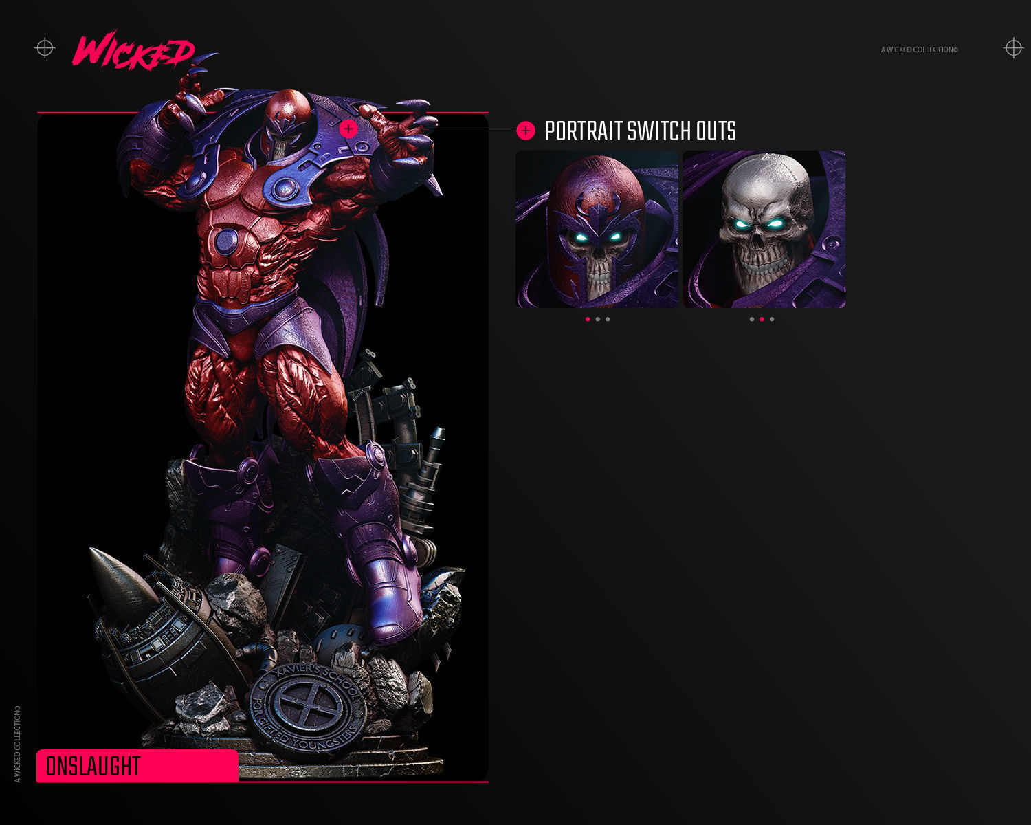 Wicked Marvel Onslaught Sculpture 3D print model_3