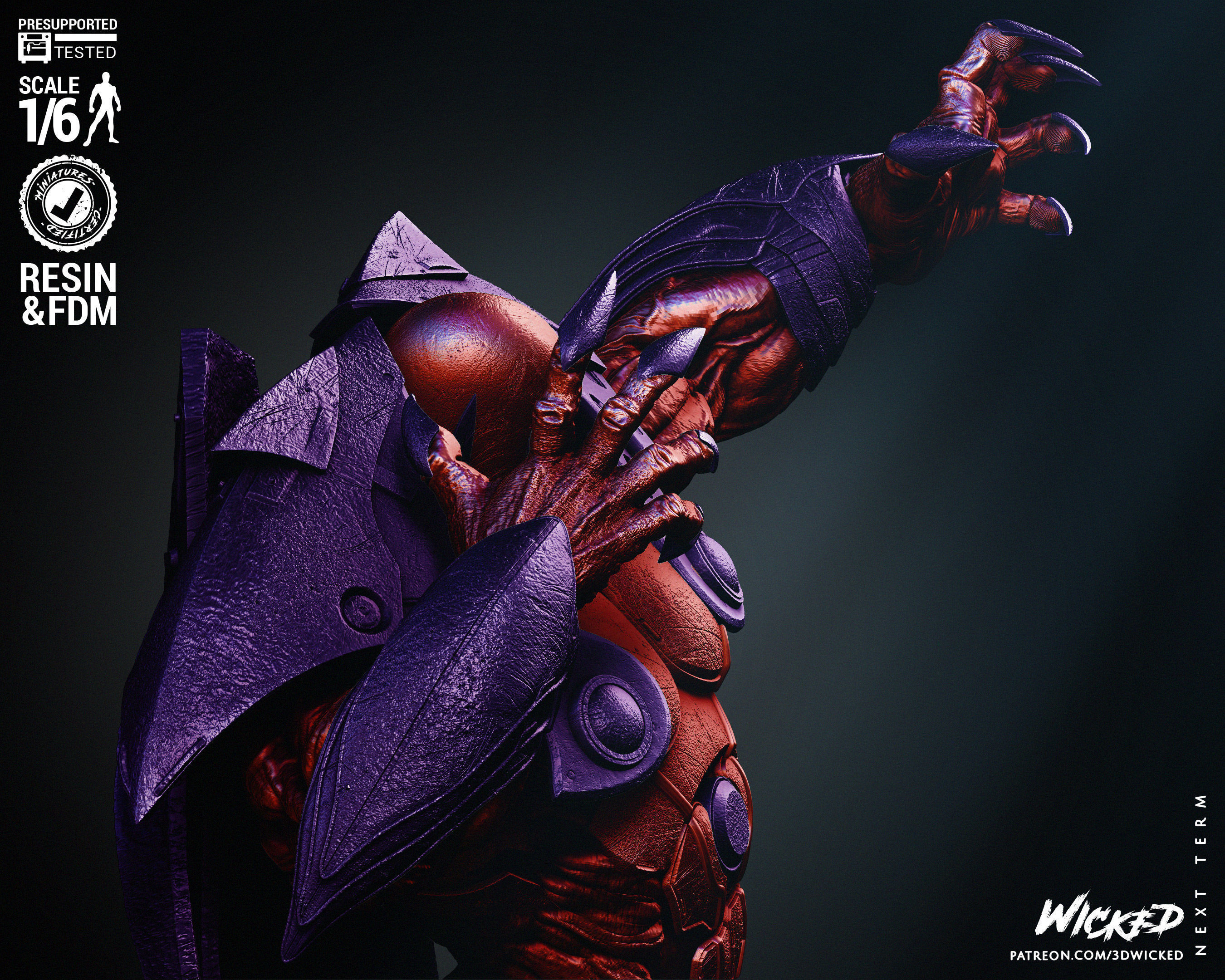 Wicked Marvel Onslaught Sculpture 3D print model_34