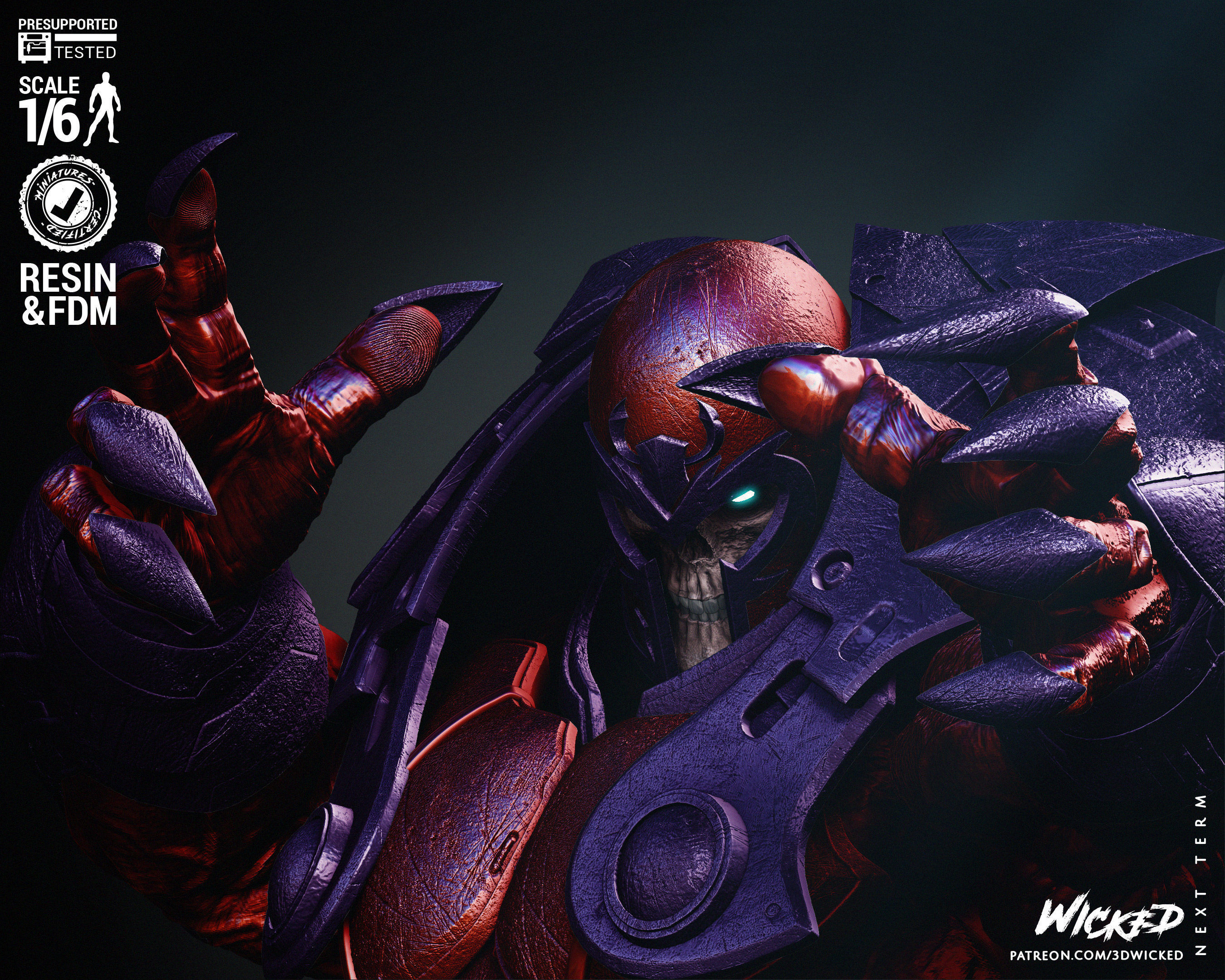 Wicked Marvel Onslaught Sculpture 3D print model_31