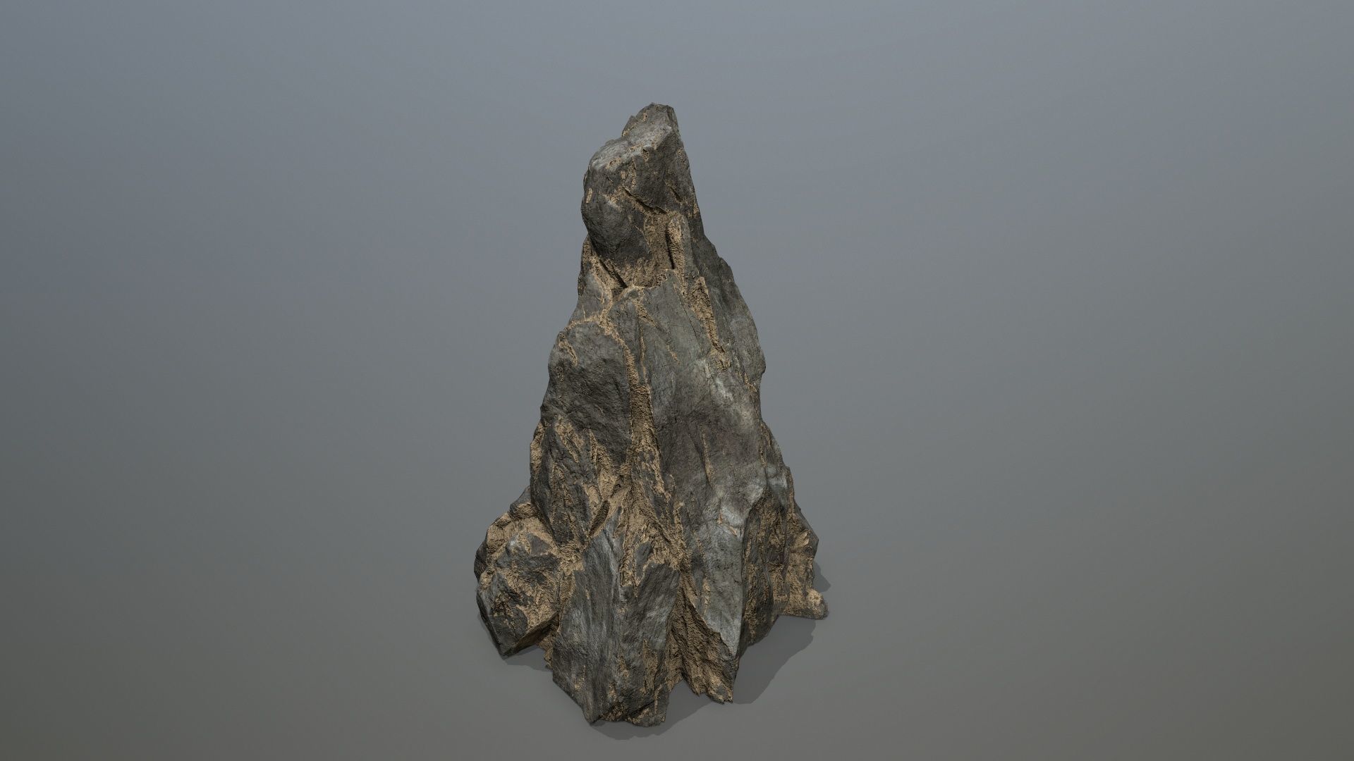 desert cliff rocks Low-poly 3D model_17