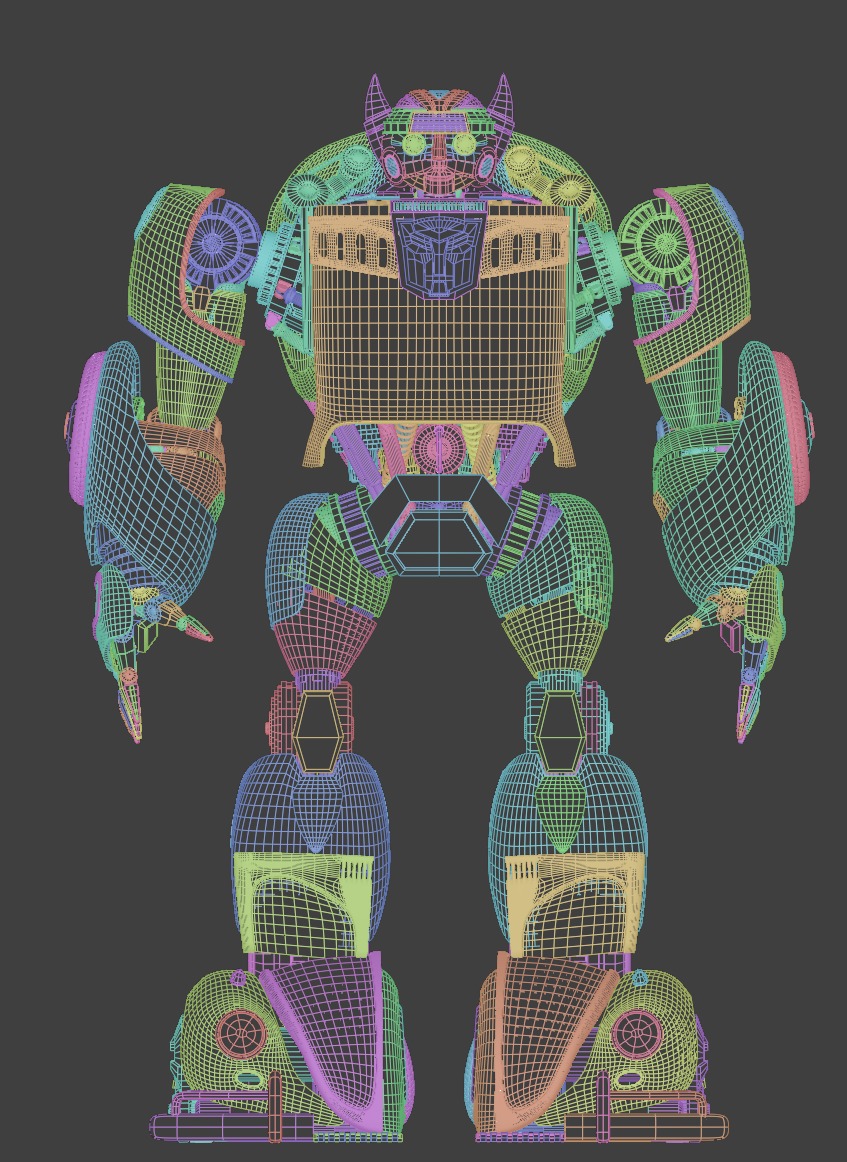 Bumblebee - transformers VW beetle 3D model_2