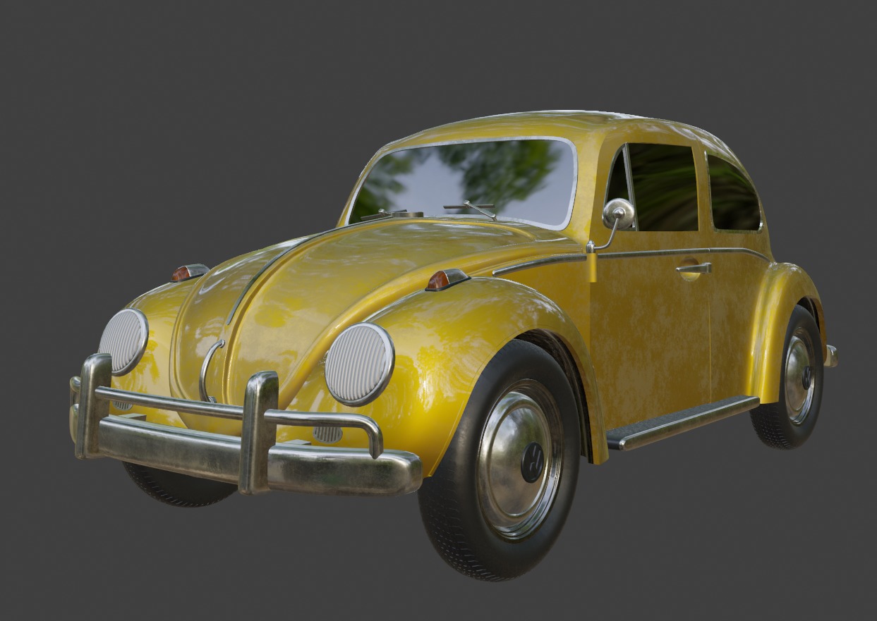 Bumblebee - transformers VW beetle 3D model_3