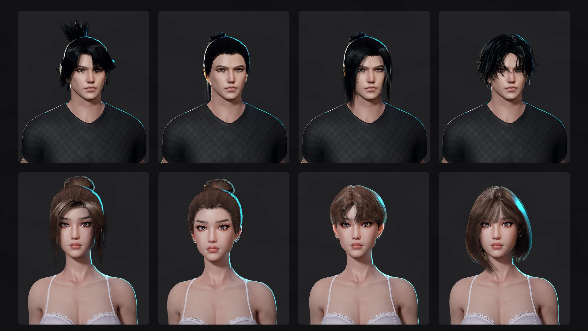 Cyberpunk Street Fighter - Game Ready Low-poly 3D model_12