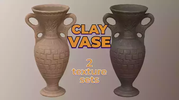 Ancient Clay Vase antique rare amphora